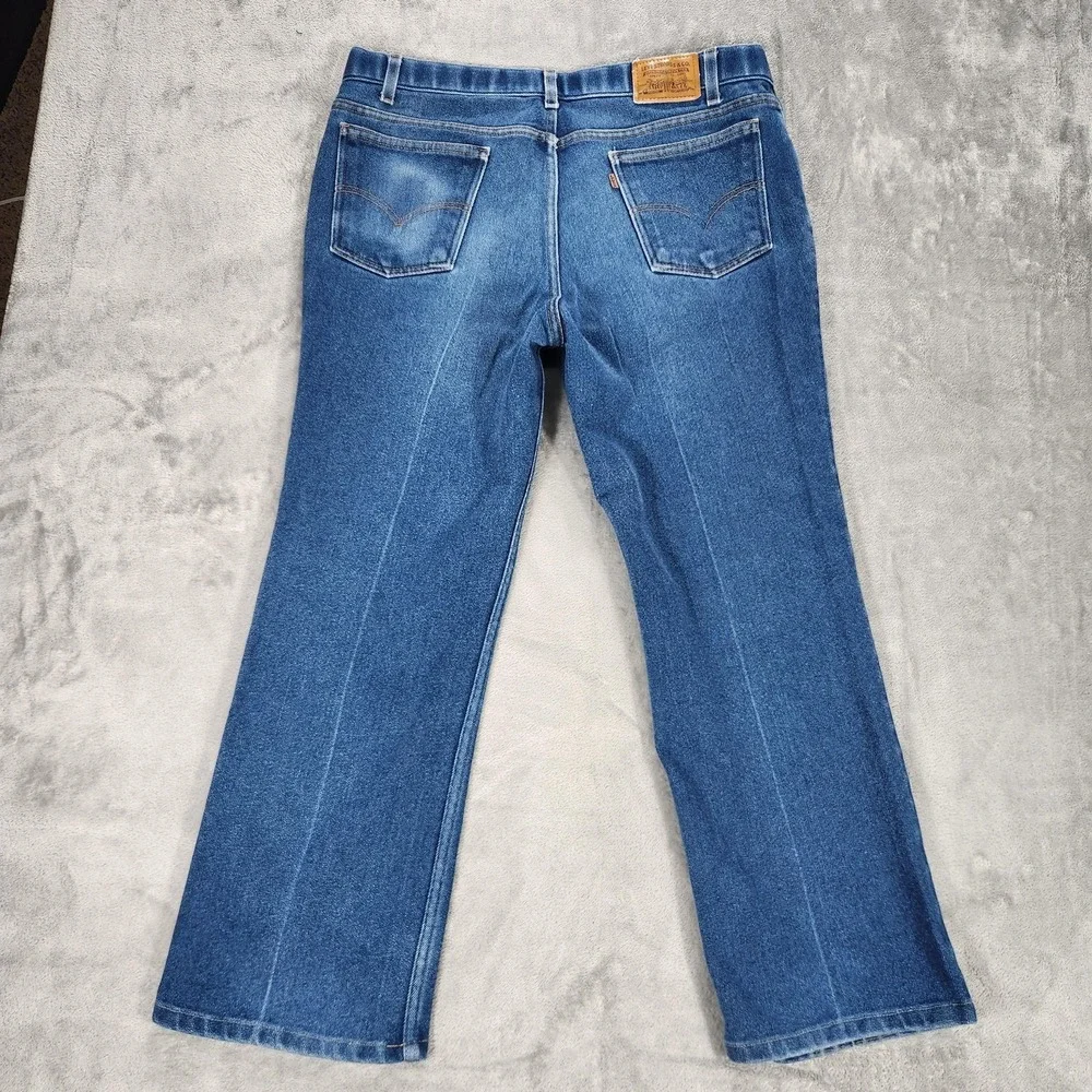 Levis 517 Jeans Mens 40x30 (Actual 36 x 30) Vintage Orange Tab Bootcut 90s